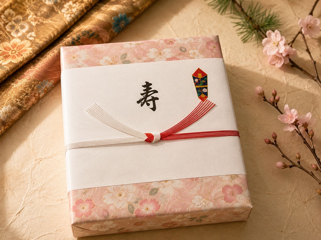 結婚祝の外熨斗（寿）