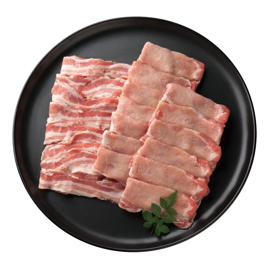 豚肉スライス(バラ・ロース)盛り合わせ