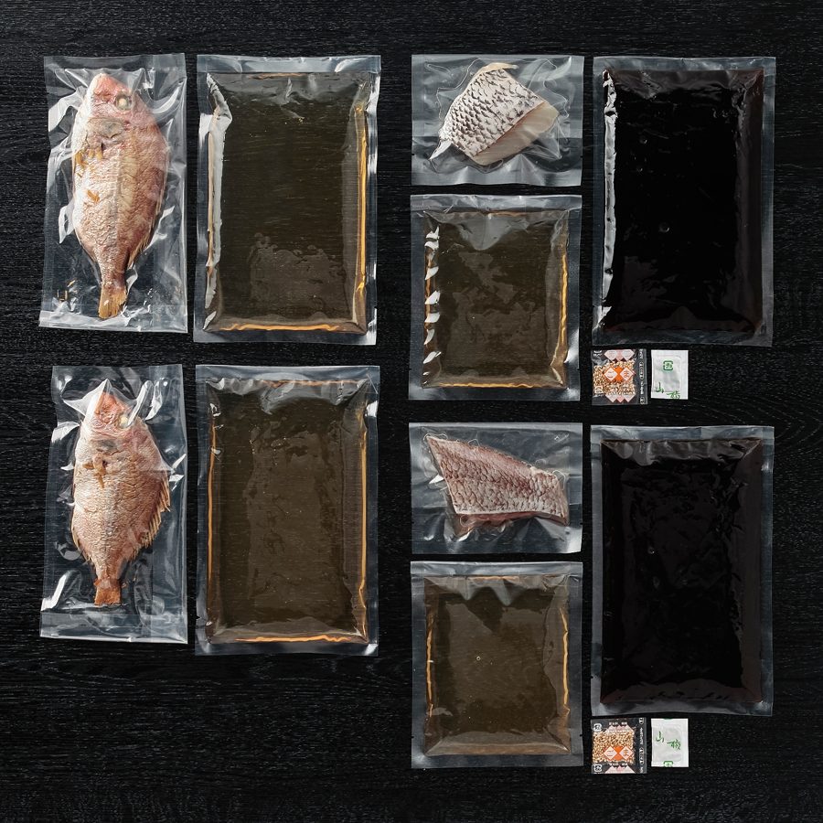 鯛一尾姿・のどぐろ・真鯛切身 西京味噌漬詰合せ