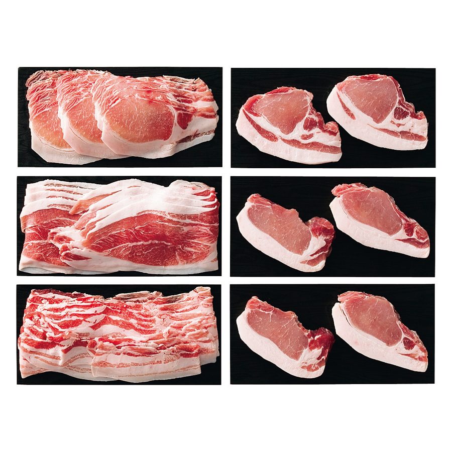 豚肉6種食べ比べセット(ロース・バラ・肩ロース等)