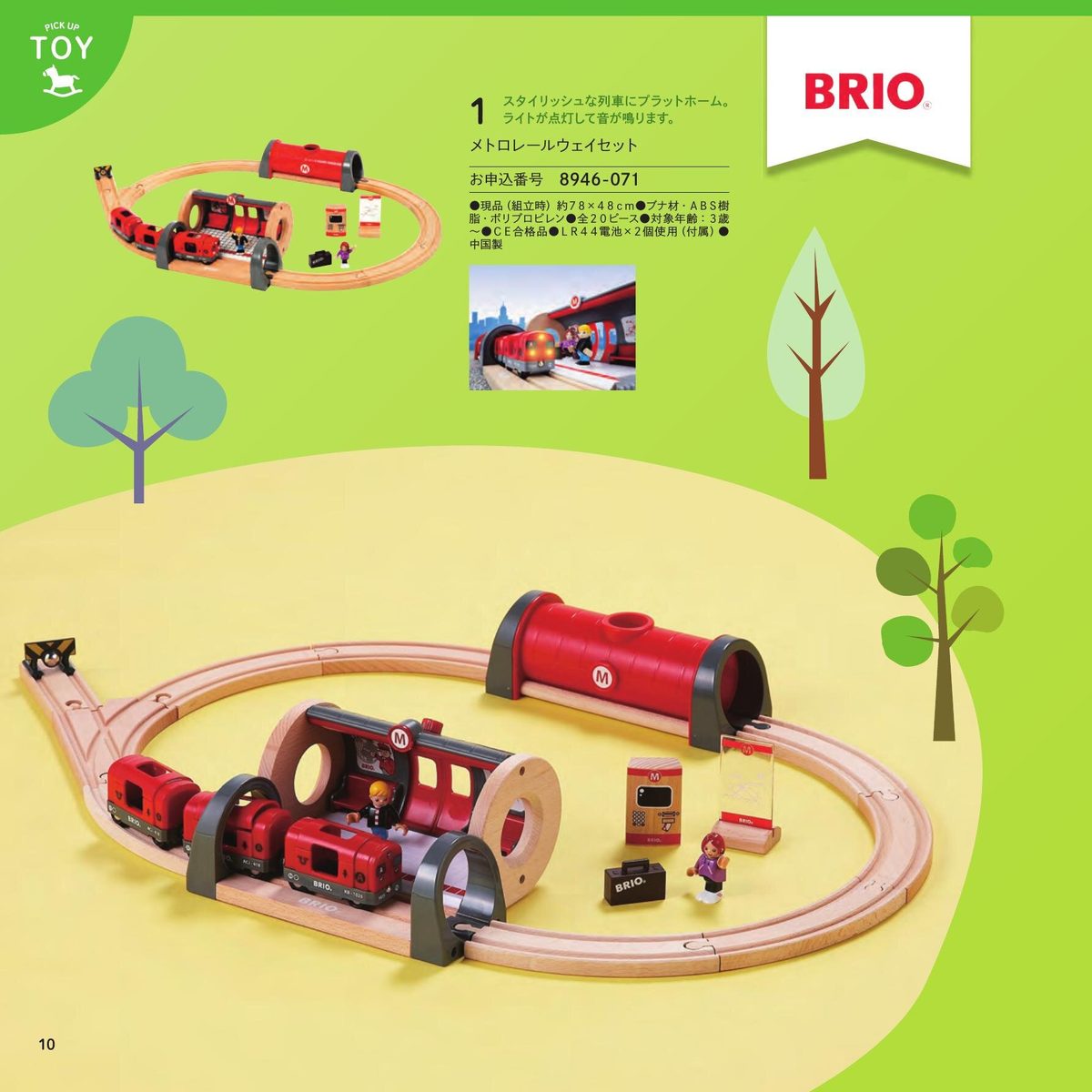BRIO メトロレールウェイセット